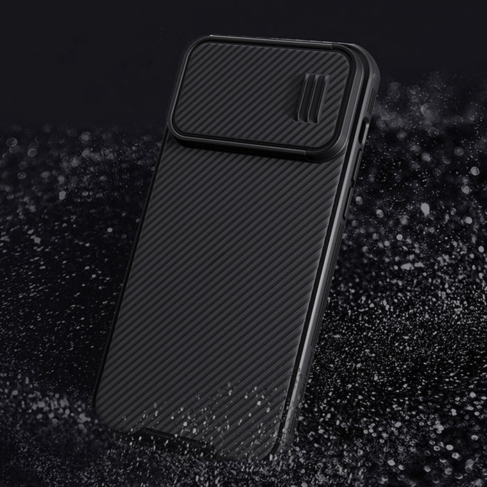 Nillkin CamShield S Case iPhone 14 Pro Max Armored Cover Camera Protector Black