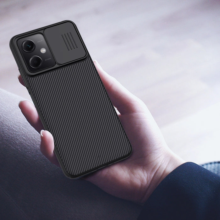 Nillkin CamShield Case Case for Xiaomi Redmi Note 12 5G / Poco X5 5G Cover with Camera Protector Black