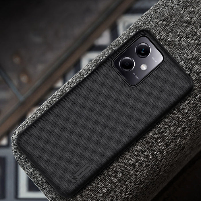 Nillkin Super Frosted Shield Case for Xiaomi Redmi Note 12 5G / Poco X5 5G Phone Cover Black