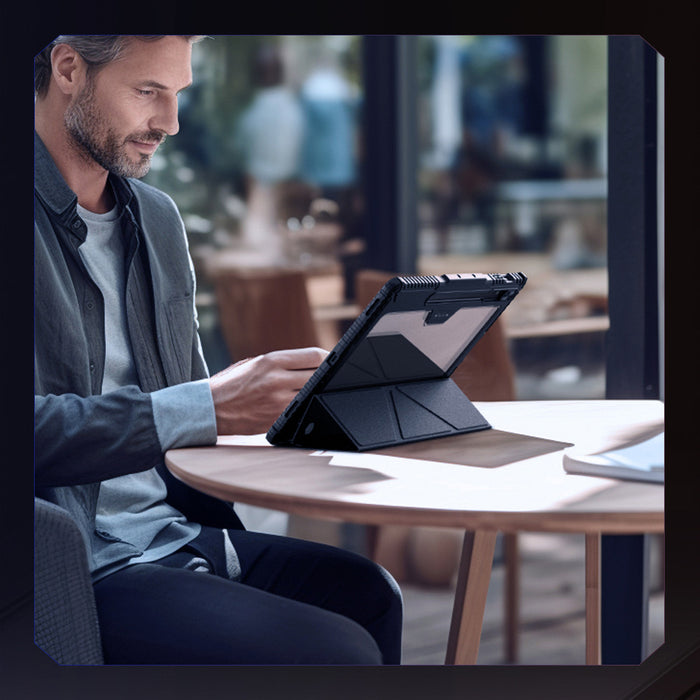 Nillkin Bumper Leather Case Pro case for Samsung Galaxy Tab S9+ - black