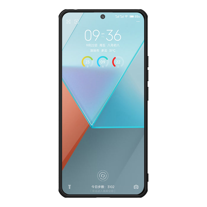 Nillkin Super Frosted Shield Pro Case for Xiaomi Redmi Note 13 Pro 4G / Poco X6 5G - Black