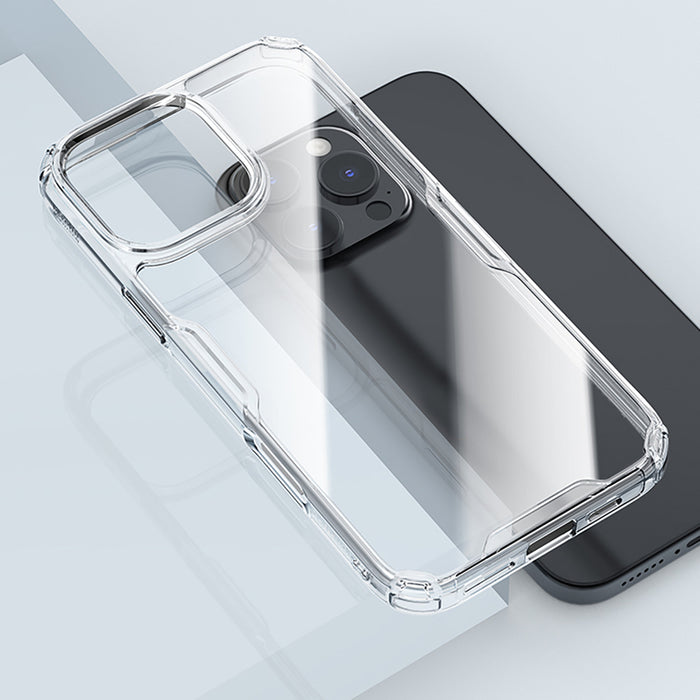 Nillkin Nature Pro Case for iPhone 16 Pro - transparent and white