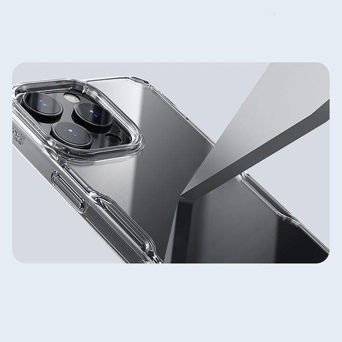 Nillkin Nature Pro Case for iPhone 16 Pro - transparent and white