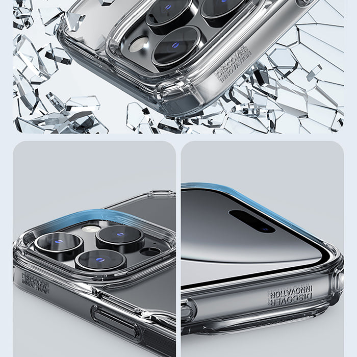 Nillkin Nature Pro Magnetic Case with MagSafe for iPhone 16 - Transparent & White
