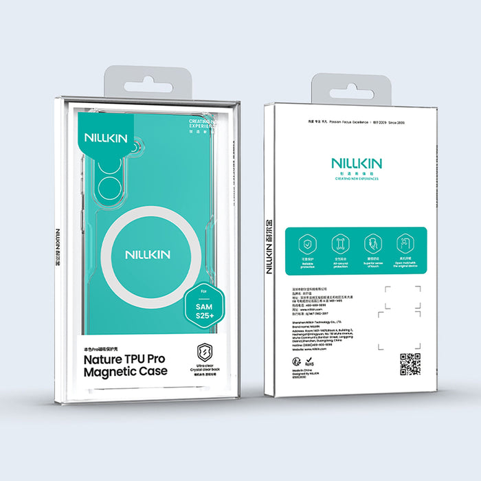 Nillkin Nature TPU Pro Magnetic Case with MagSafe for Samsung S25+ - White