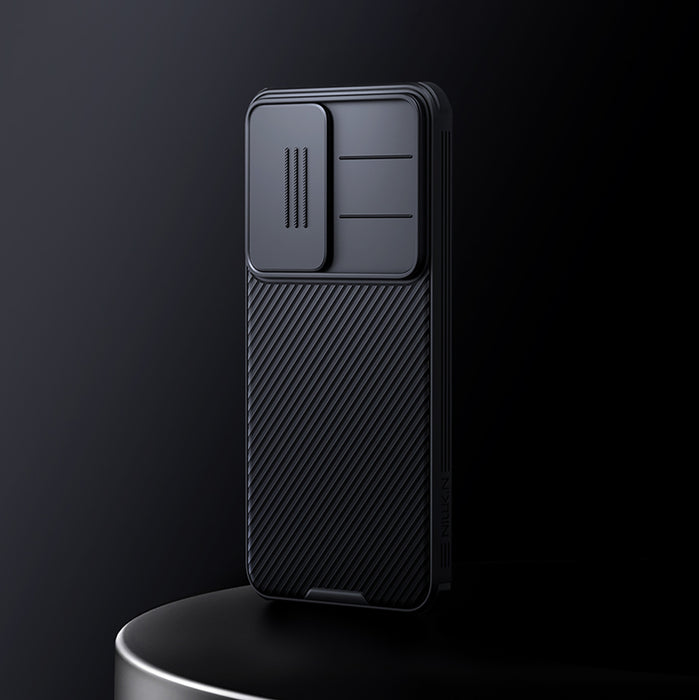 Nillkin CamShield Pro Case for Samsung Galaxy S25 with Camera Cover - Black