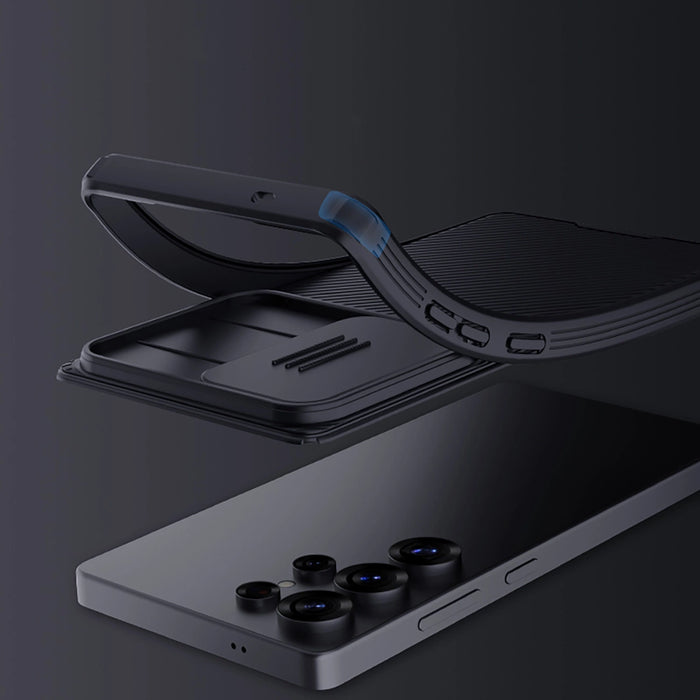 Nillkin CamShield Pro Case for Samsung S25 Ultra with Camera Cover - Black