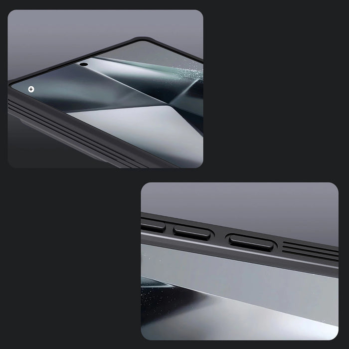 Nillkin CamShield Pro Case for Samsung S25 Ultra with Camera Cover - Black