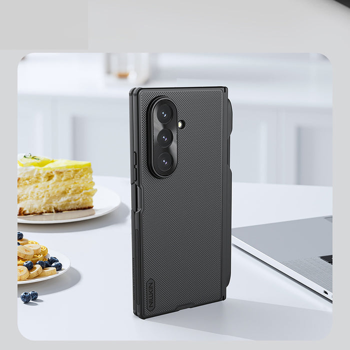 Nillkin Super Frosted Shield Fold Magnetic Case for Samsung Galaxy Z Fold 7 Compatible with MagSafe - Black
