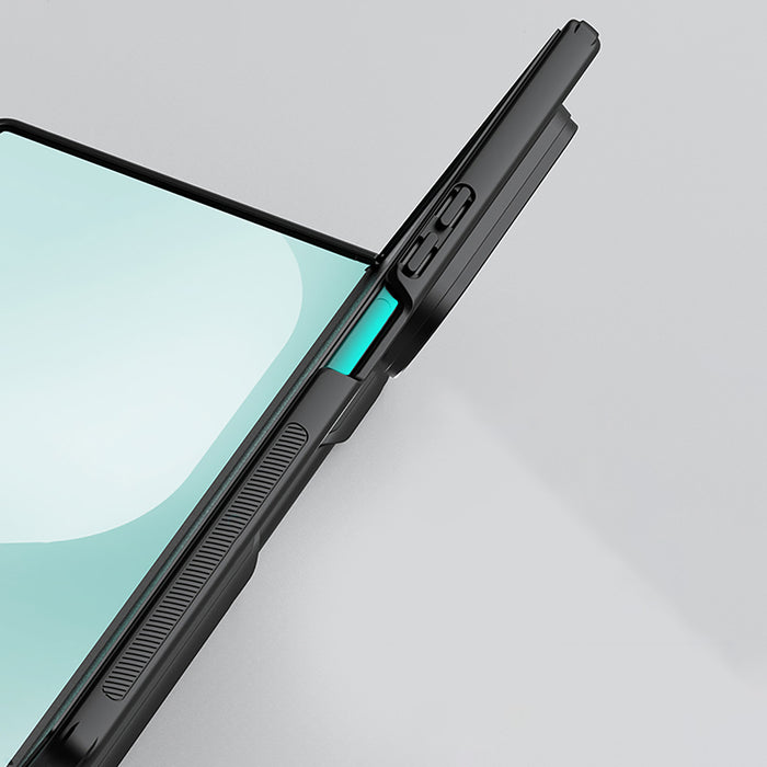 Nillkin Super Frosted Shield Fold Magnetic Case for Samsung Galaxy Z Fold 7 Compatible with MagSafe - Black