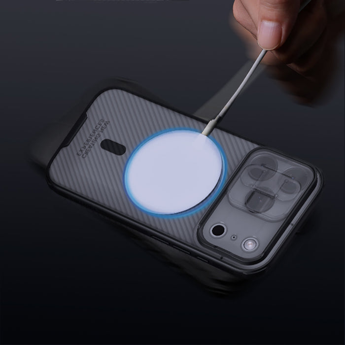 CamShield Pro Magnetic Case IP17 Pro Transparent black