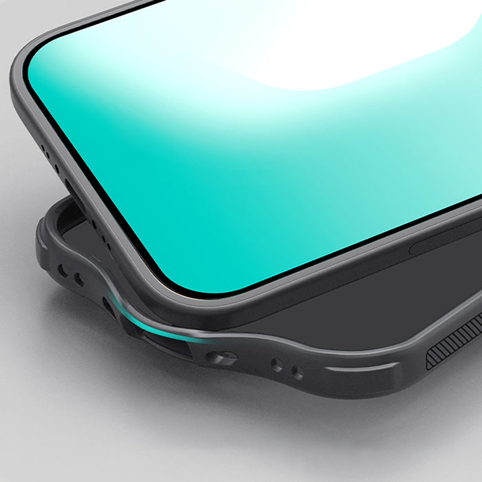 Super Frosted Shield Pro Magnetic Case IP17 Air Transparent black