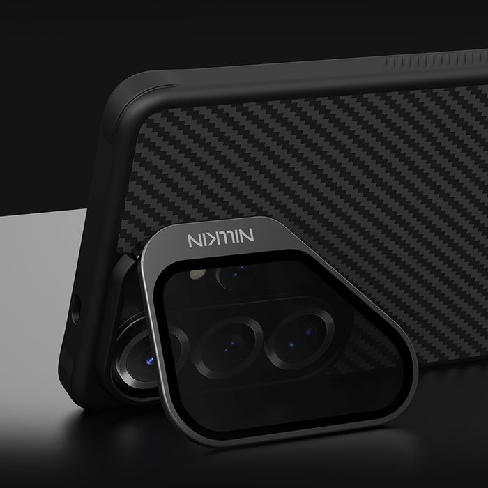 Nillkin CarboProp Magnetic Case with Camera Cover and Stand Compatible with MagSafe for Samsung S26 Ultra - Black