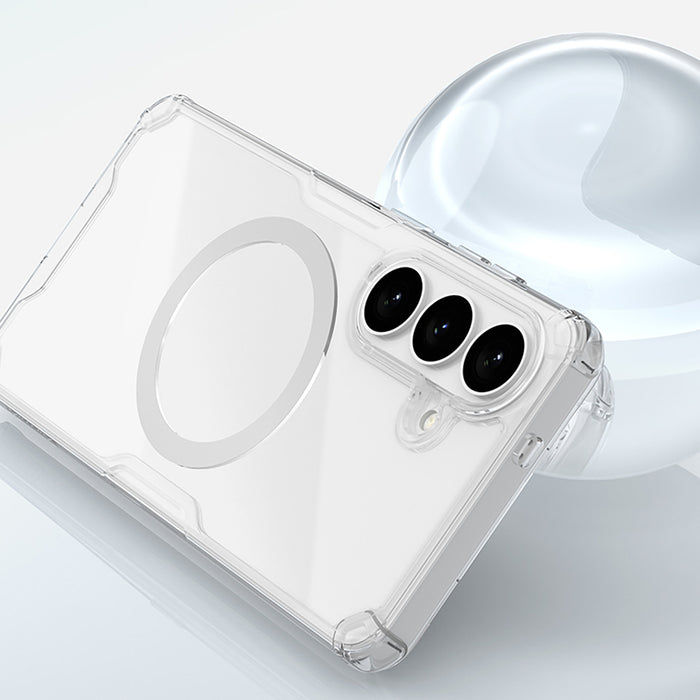 Nillkin Nature TPU Pro Case Compatible with MagSafe for Samsung Galaxy S26 - White