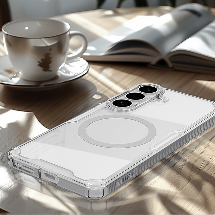 Nillkin Nature TPU Pro Case Compatible with MagSafe for Samsung Galaxy S26 - White