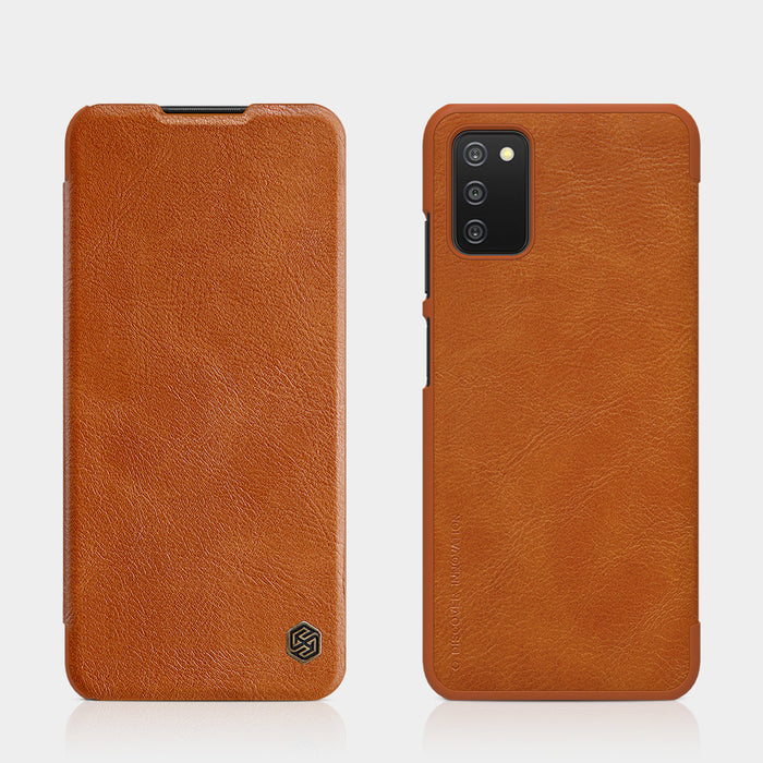 Nillkin Qin leather holster case for Samsung Galaxy A03s black