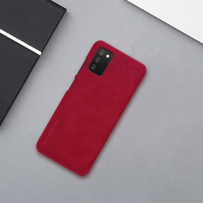 Nillkin Qin leather holster case for Samsung Galaxy A03s black