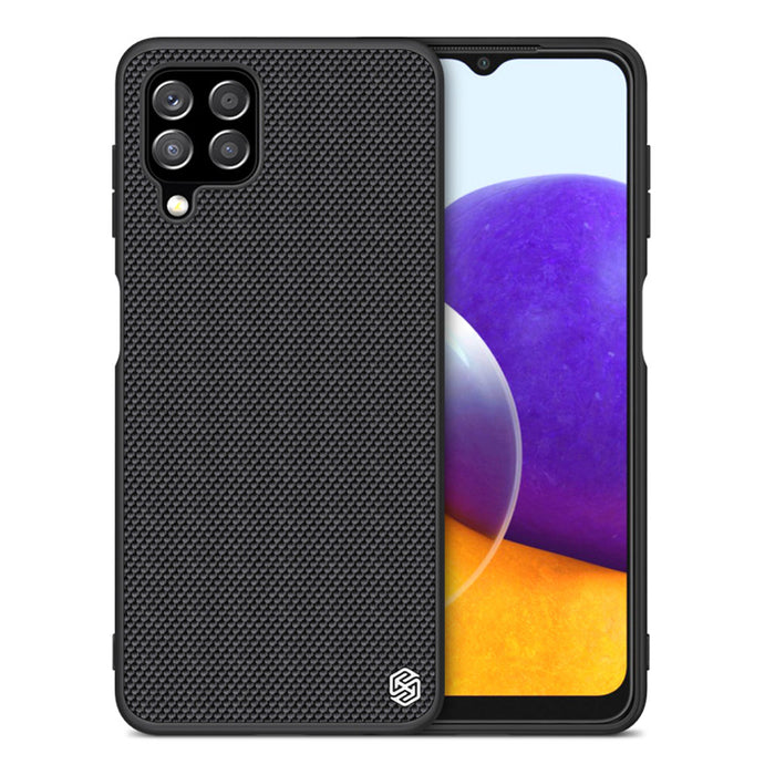 Nillkin Textured Case durable reinforced case with gel frame and nylon back for Samsung Galaxy A22 4G black