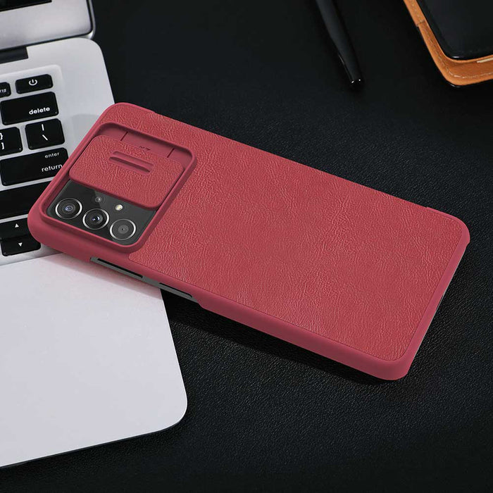 Nillkin Qin leather holster case for Samsung Galaxy A73 black