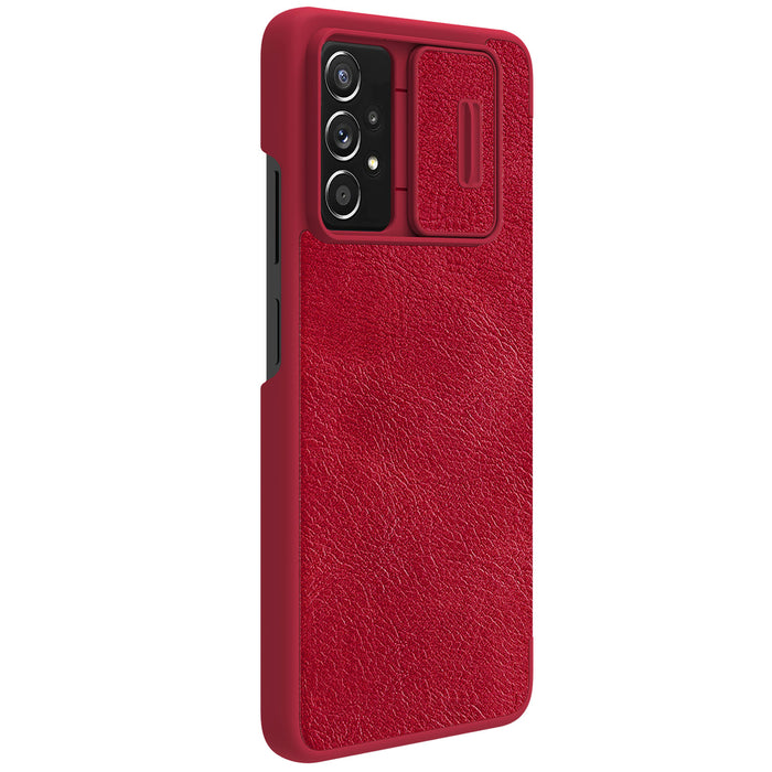 Nillkin Qin leather holster case for Samsung Galaxy A73 red