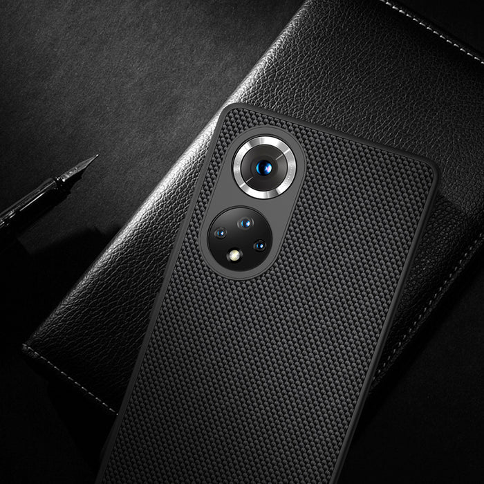 Nillkin Textured Case durable reinforced case with gel frame and nylon back for Honor 50 Pro black