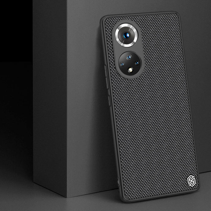 Nillkin Textured Case durable reinforced case with gel frame and nylon back for Honor 50 Pro black