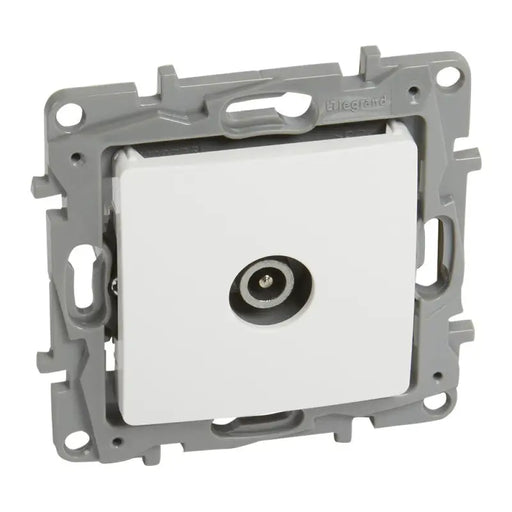 NILOE LEGRAND TV OUTLET - WHITE - Ключове контакти димери и розетки<<<Електроматериали<<<AmperelB2B
