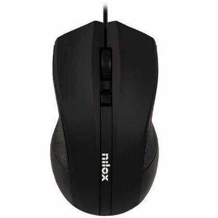 Mouse Nilox MOUSB1002 Black 1600 dpi