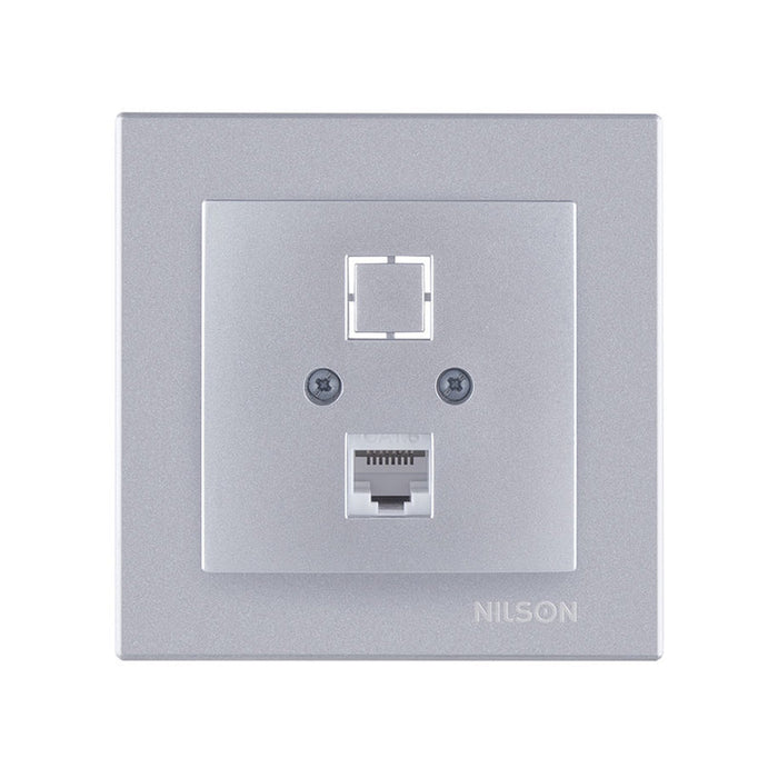 SOCKET RJ45 CAT.5E SILVER NILSON ALEGRA