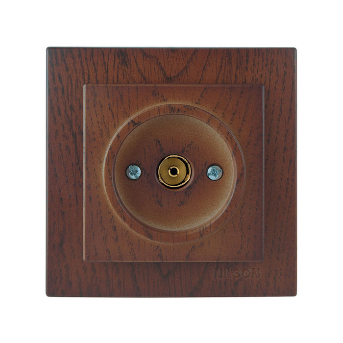 SOCKET TV END WALNUT NILSON ALEGRA