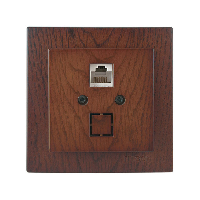 SOCKET RJ45 CAT.5E NILSON ALEGRA NUT