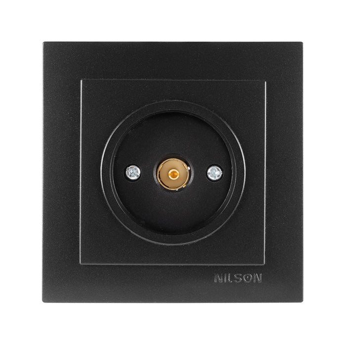 TV SOCKET BLACK MATTE NILSON ALEGRA
