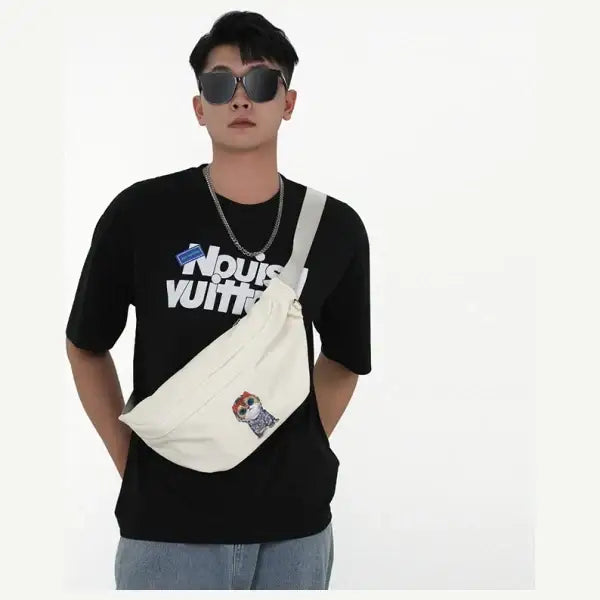 Nimmy Crossbody Glasses Cool Cat Shoulder Bag - Pink - Nerki opaski kamizelki do biegania<<<HurtelXML