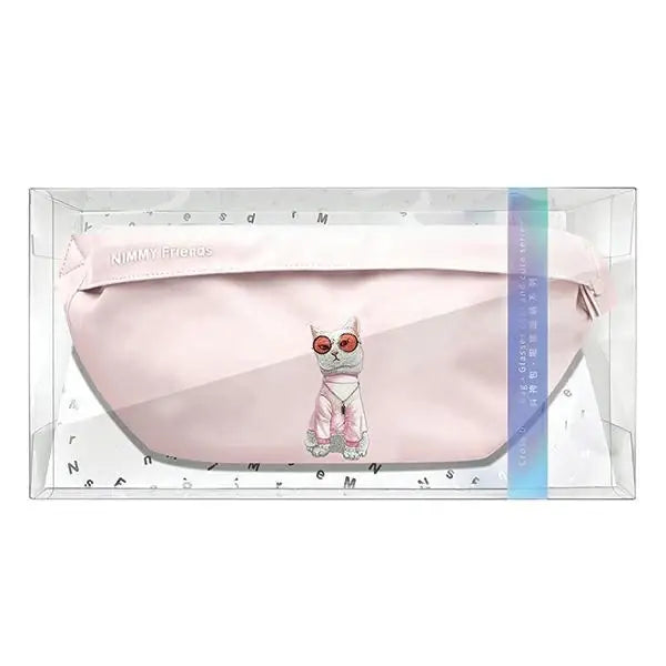 Nimmy Crossbody Glasses Cool Cat Shoulder Bag - Pink - Nerki opaski kamizelki do biegania<<<HurtelXML