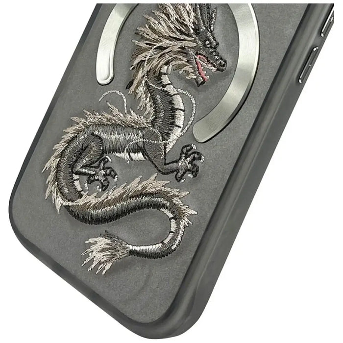 Nimmy Dragon MagSafe Case for iPhone 16 Pro Max - Gray - Cell phone cases and covers<<<HurtelXML