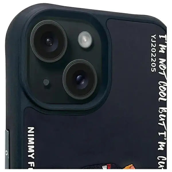 Nimmy Glasses Cool Cat case for iPhone 15 - black - Cell phone cases and covers<<<HurtelXML