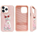 Nimmy Glasses Cool Cat Case for iPhone 15 Pro Max - Pink - Cell phone cases and covers<<<HurtelXML
