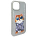 Nimmy Glasses Cool Cat iPhone 15 Case - Gray - Cell phone cases and covers<<<HurtelXML