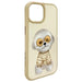 Nimmy Glasses Cool iPhone 15 Case - Beige - Cell phone cases and covers<<<HurtelXML