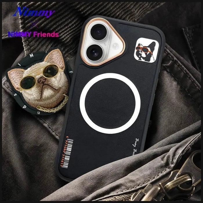 Nimmy Glasses Cool nag MagSafe case for iPhone 16 - black - Cell phone cases and covers<<<HurtelXML