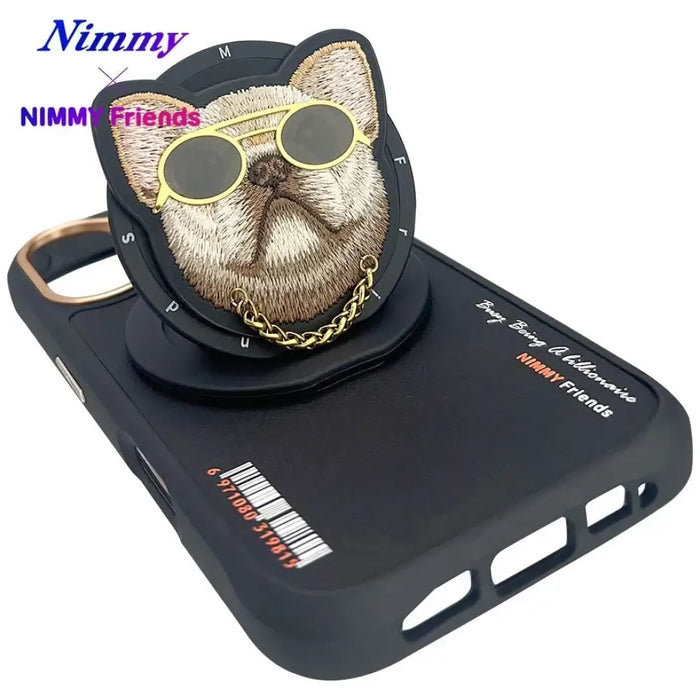 Nimmy Glasses Cool nag MagSafe case for iPhone 16 - black - Cell phone cases and covers<<<HurtelXML