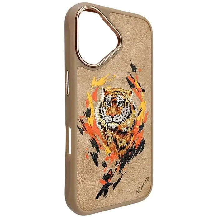 Nimmy Tiger MagSafe case for iPhone 16 - brown - Cell phone cases and covers<<<HurtelXML