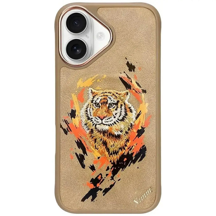Nimmy Tiger MagSafe case for iPhone 16 - brown - Cell phone cases and covers<<<HurtelXML