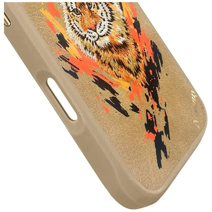 Nimmy Tiger MagSafe case for iPhone 16 Pro - brown - Cell phone cases and covers<<<HurtelXML
