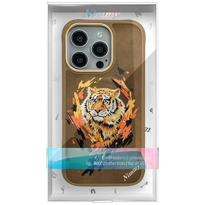 Nimmy Tiger MagSafe case for iPhone 16 Pro Max - brown - Cell phone cases and covers<<<HurtelXML