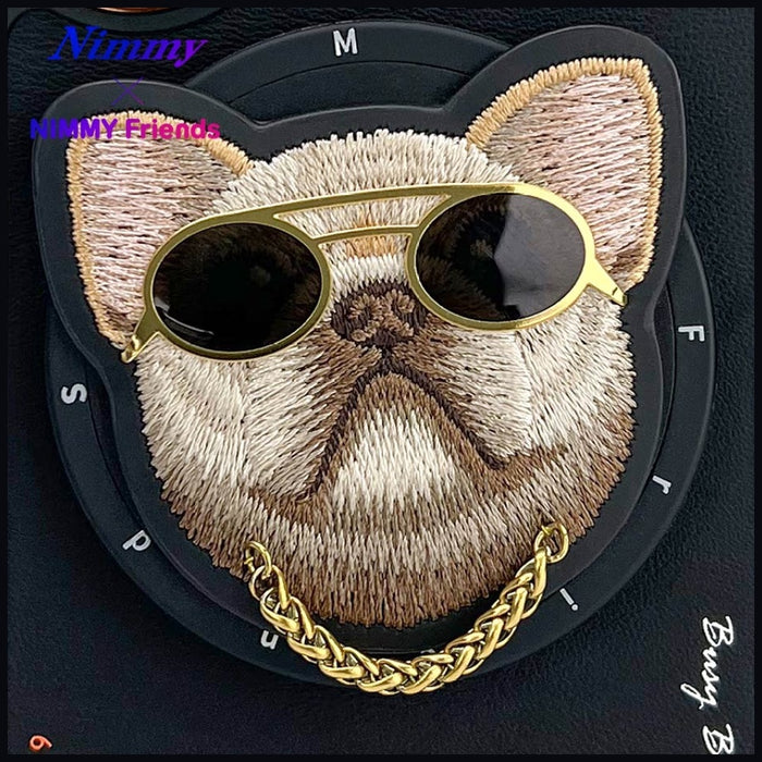 Nimmy Glasses Cool nag MagSafe case for iPhone 16 - black