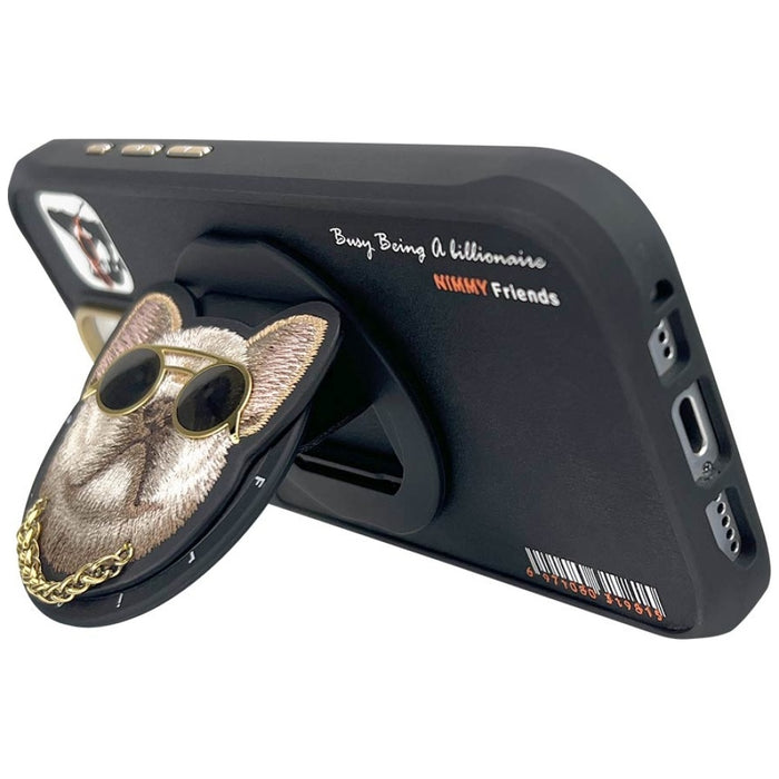 Nimmy Glasses Cool Dog MagSafe Case for iPhone 16 Pro - Black