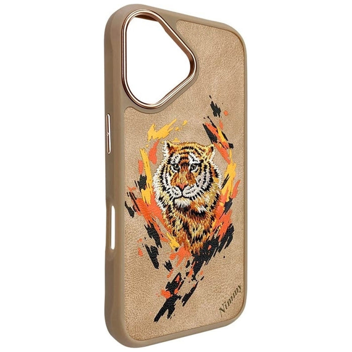 Nimmy Tiger MagSafe case for iPhone 16 - brown