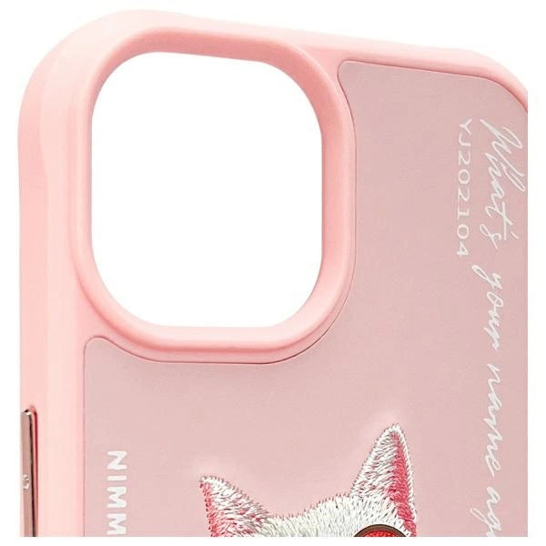 Nimmy Glasses Cool Cat iPhone 15 Case - Pink