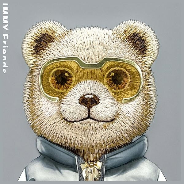 Nimmy Cool&amp;Cute 2.0 Bear Case for iPhone 15 - Gray